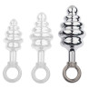 MenSteel Plug en métal Butt Pal avec laisse 8 x 4cm